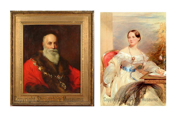 Portraits at the Shrewsbury Museum